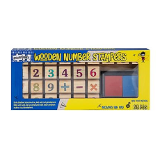 Dinosaur Stamper Set - Wooden, with Activity Book